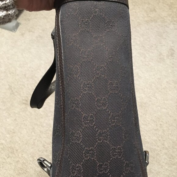 Gucci Abbey D Ring Tote Dark Brown - Picture 3 of 6